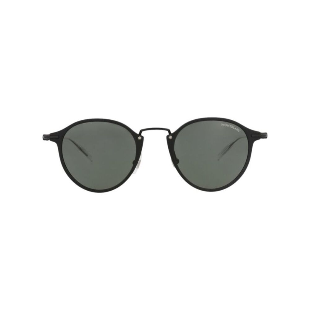 Montblanc Round-Frame Injection Sunglasses Black Mens